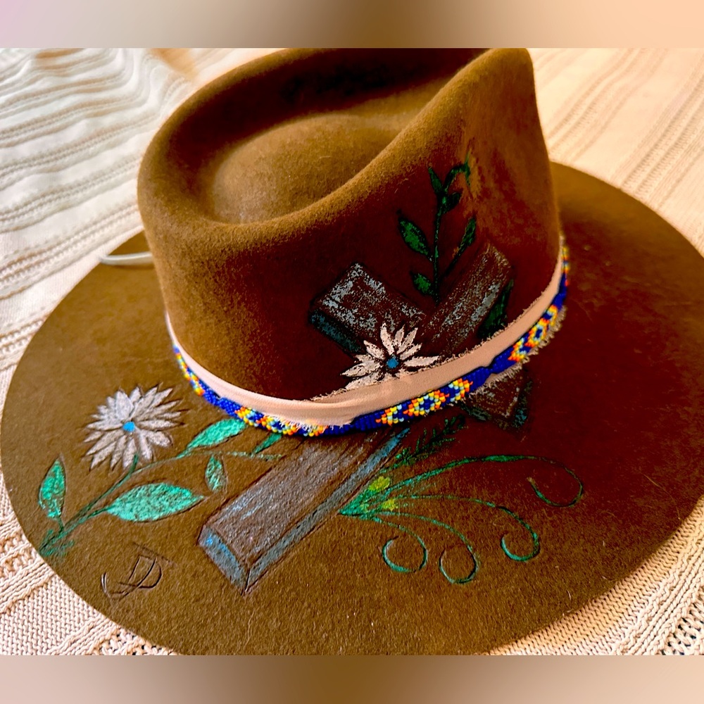 Custom one of a kind burned and painted Charlie 1 horse
